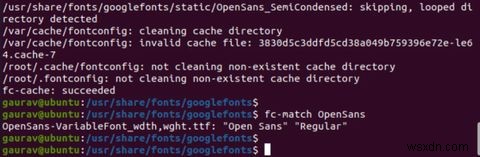 วิธีดาวน์โหลด ติดตั้ง และใช้ Google Fonts บน Ubuntu 