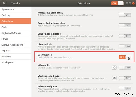 วิธีการติดตั้งและเปลี่ยนธีมใน Ubuntu 