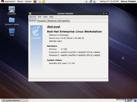 Red Hat Enterprise Linux:การกระจายเดสก์ท็อปที่แข็งแกร่งสำหรับบริษัท 