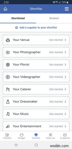 8 แอพวางแผนงานแต่งงานที่ดีที่สุดสำหรับวันที่สมบูรณ์แบบ