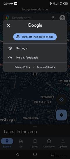 Google मैप्स ऐप में अपने ट्रैक कैसे कवर करें और अपनी गोपनीयता की रक्षा कैसे करें