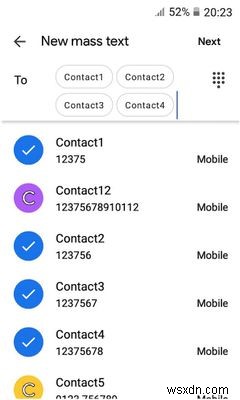 Android पर ग्रुप टेक्स्ट कैसे भेजें
