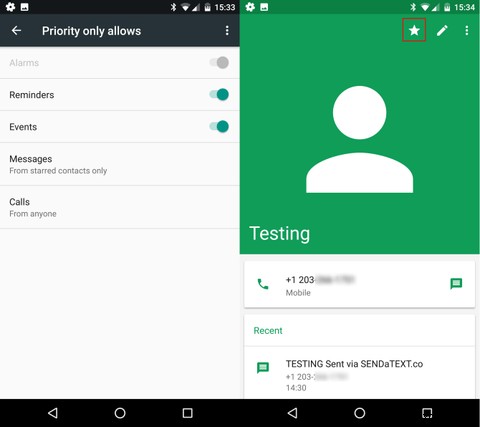 मैं टेक्स्ट मैसेज के साथ साइलेंट मोड को कैसे ओवरराइड कर सकता हूं? 