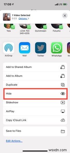 วิธีซ่อนอัลบั้มรูปภาพที่ซ่อนอยู่ใน iPhone 
