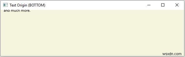 ที่มาของข้อความใน JavaFX คืออะไร? 