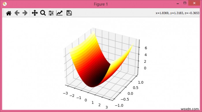 จะรับพื้นผิวสี 3 มิติผ่าน Python ได้อย่างไร 