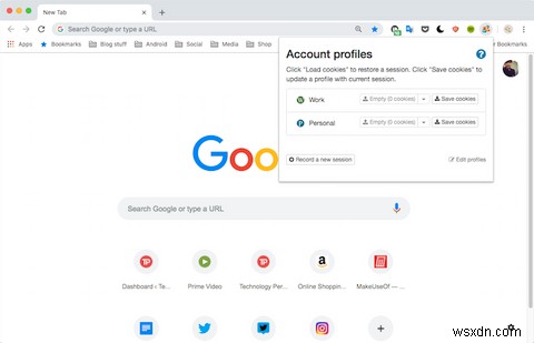 วิธีจัดการเซสชันการท่องเว็บหลายรายการใน Google Chrome 