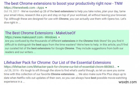 ทำให้การค้นหาของ Google ดียิ่งขึ้นด้วยส่วนขยาย Chrome ที่มีประโยชน์ 12 รายการ 