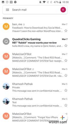 ฝึกฝน Gmail มือถือใหม่ให้เชี่ยวชาญด้วย 10 เคล็ดลับเหล่านี้ 