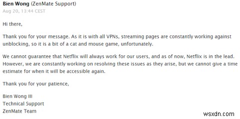 Đánh giá ZenMate VPN:Suy ngẫm về quyền riêng tư của bạn