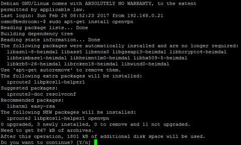 วิธีการติดตั้ง VPN บน Raspberry Pi 