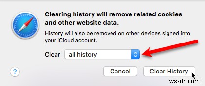 วิธีล้างประวัติการท่องเว็บและข้อมูลใน Safari 
