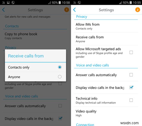 Sử dụng các Cài đặt Quyền riêng tư của Skype này để bảo mật tài khoản của bạn 