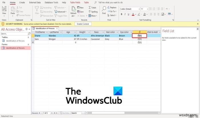 วิธีเพิ่มรูปภาพใน Microsoft Access Form 