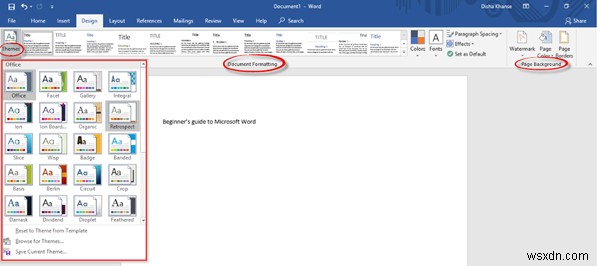 บทแนะนำ Microsoft Word สำหรับผู้เริ่มต้น – คำแนะนำในการใช้งาน