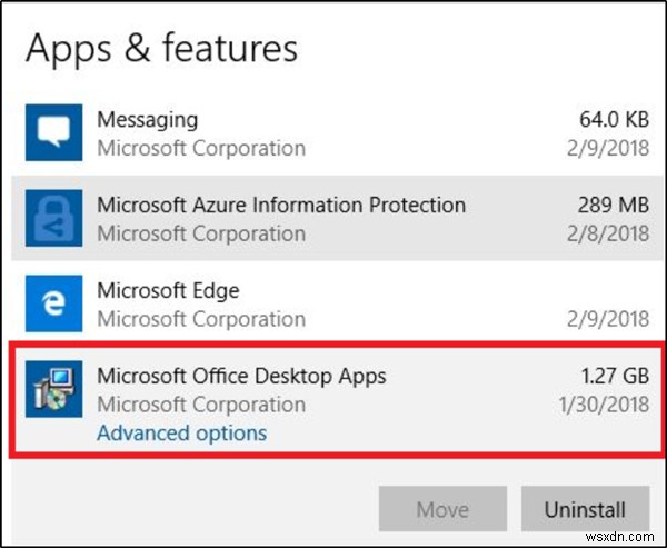 วิธีถอนการติดตั้งแอป Office แต่ละแอปจากคอมพิวเตอร์ Windows 