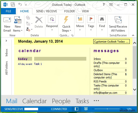 แก้ไขข้อผิดพลาด Class Not Registered ใน Outlook 