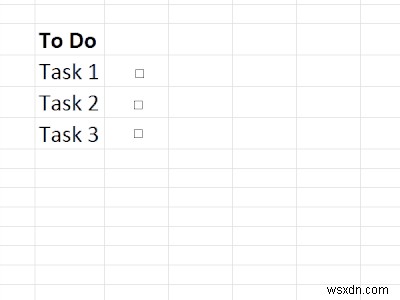 วิธีสร้างและเพิ่มรายการตรวจสอบใน Excel