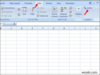 วิธีแก้สมการใน Excel โดยใช้ Solver Add-in 
