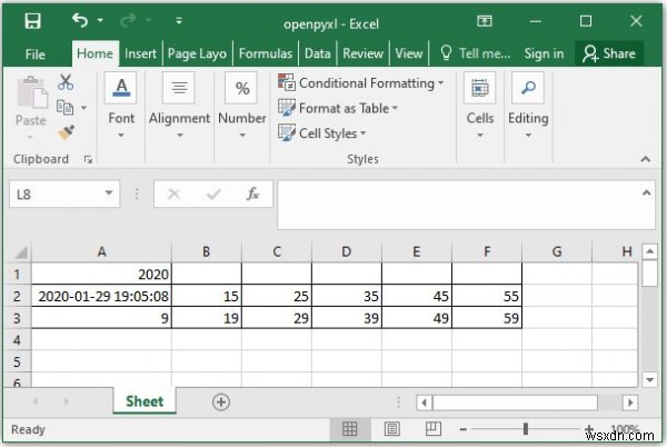 स्प्रेडशीट उपयोगकर्ताओं के लिए पायथन 