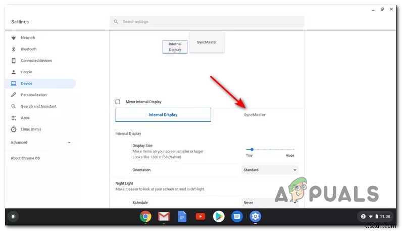 ChromeBook पर स्क्रीन को कैसे घुमाएं?
