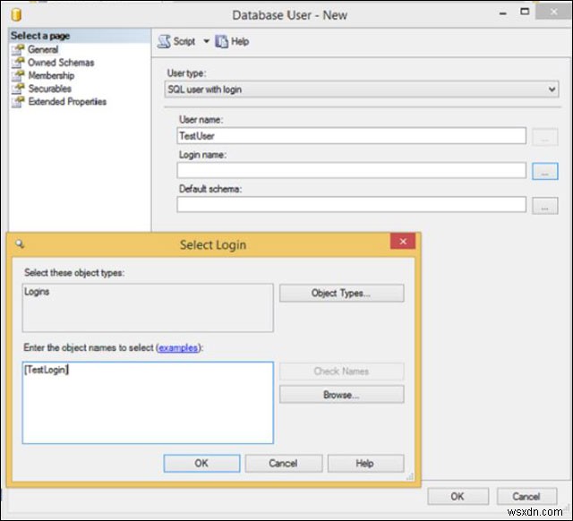 วิธีสร้างผู้ใช้ใน MS SQL Server 