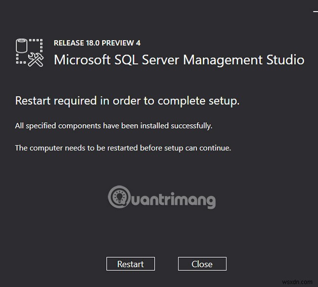 คำแนะนำในการติดตั้ง SQL Server 2019 