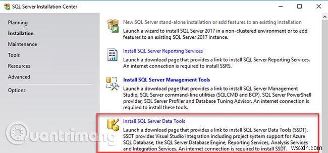Hướng dẫn cài đặt SQL Server 2017 từng bước