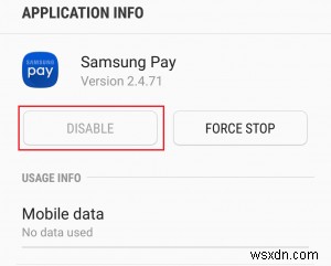 วิธีปิดการใช้งานหรือลบแอพ Samsung Pay 