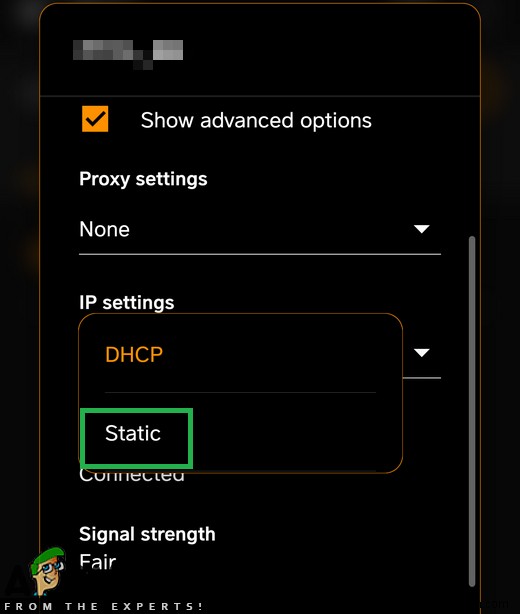 แก้ไข:ไม่สามารถรับที่อยู่ IP ได้ 