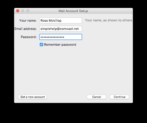 Cách thiết lập Email Comcast trong Thunderbird 