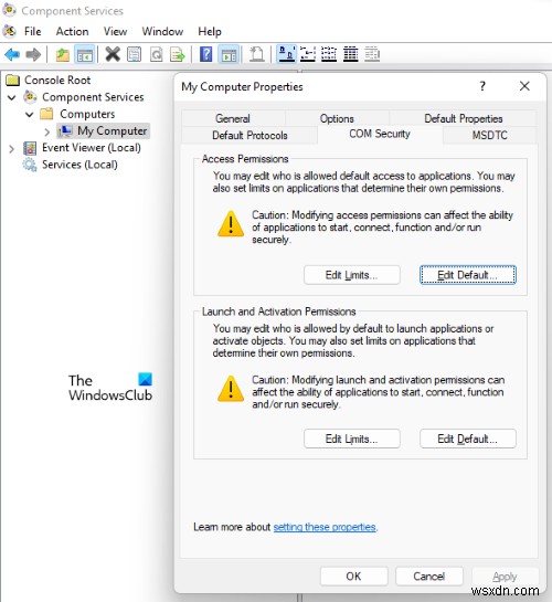 Đặt lại kho lưu trữ WMI không thành công, lỗi 0x80070005, 0x8007041B, 0x80041003 