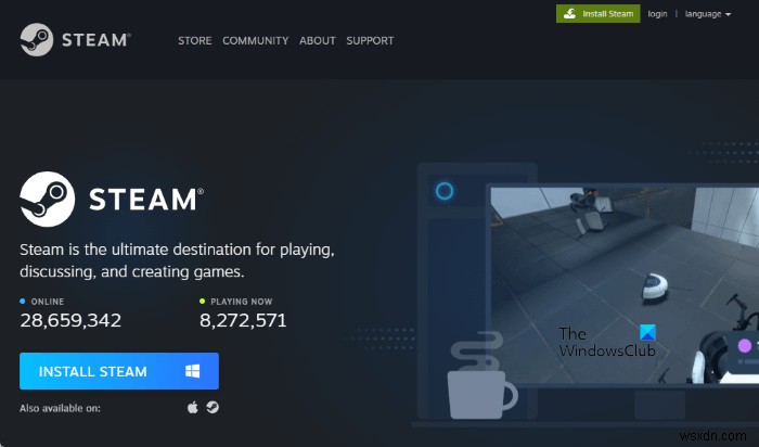 วิธีดาวน์โหลด ติดตั้ง และใช้ Steam บน Windows 11/10 PC 