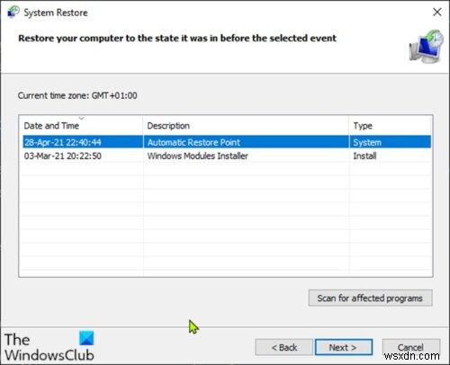 Máy chủ Giao thức Tìm kiếm của Microsoft Windows đã ngừng hoạt động 