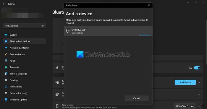 Cách kết nối tai nghe Bluetooth với PC Windows 11/10 