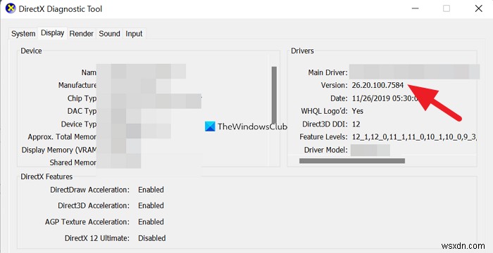 Phiên bản cài đặt và trình điều khiển Radeon không khớp 