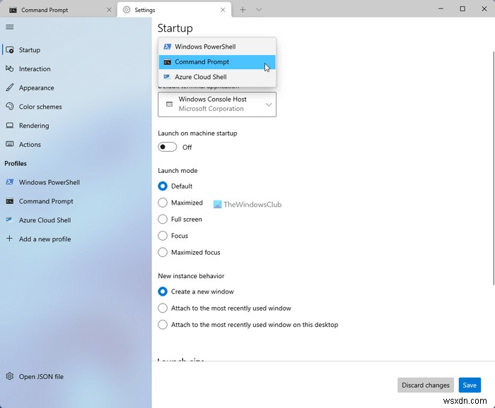 Cách đặt Windows Terminal làm ứng dụng đầu cuối mặc định trong Windows 11 
