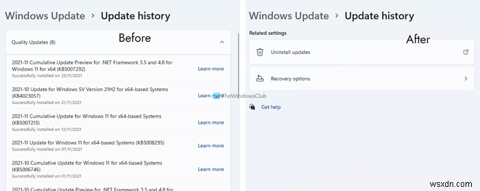 วิธีล้างประวัติการอัปเดต Windows ใน Windows 11/10 
