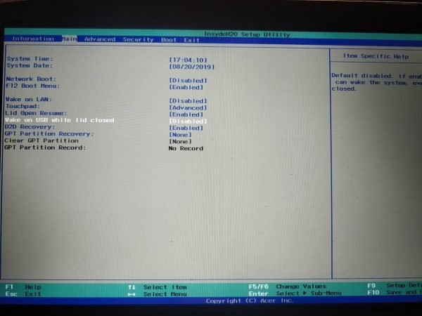 วิธีปลุกแล็ปท็อป Windows จากโหมดสลีปโดยปิดฝา 