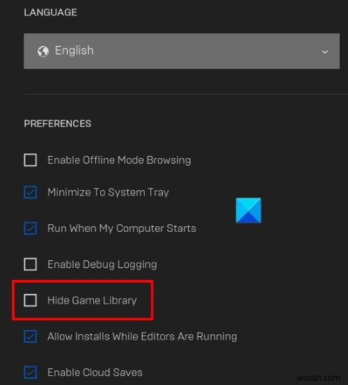 แก้ไข Epic Games Launcher แสดงไม่ถูกต้องหรือว่างเปล่า 