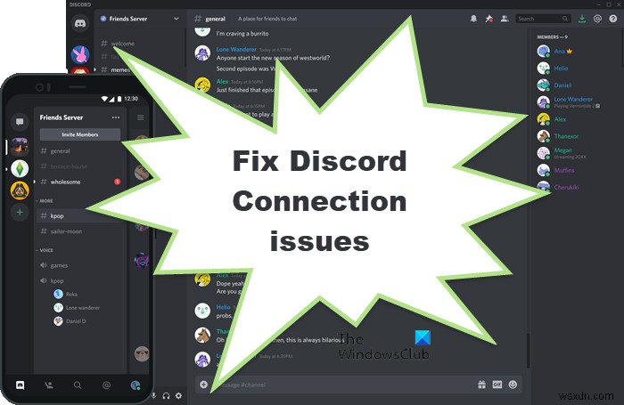 Khắc phục sự cố kết nối Discord trên PC Windows 