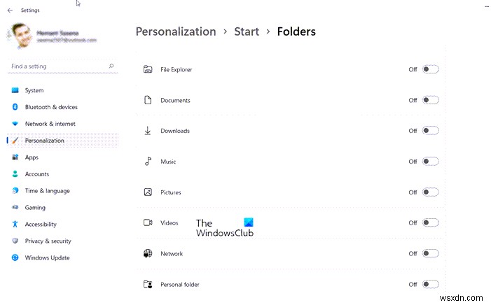 Xóa các ứng dụng được sử dụng nhiều nhất khỏi Start Menu trong Windows 11/10 