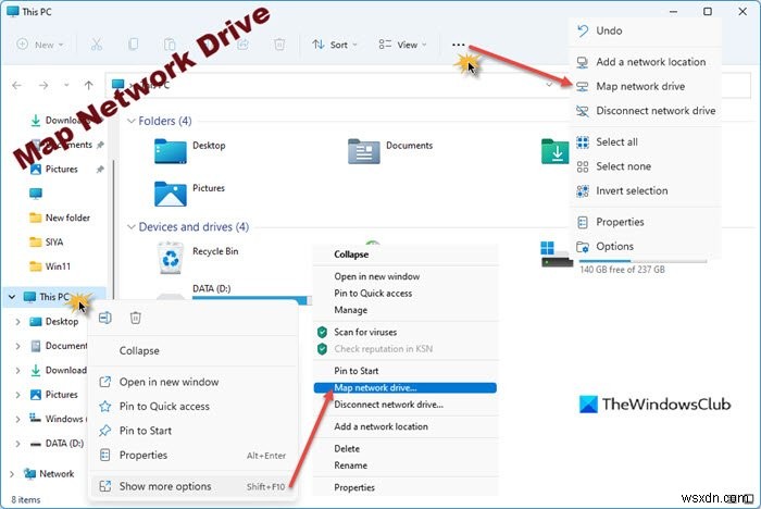 windows 11 map network drive ftp