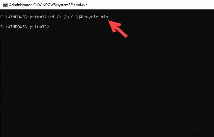 ไฟล์ที่ถูกลบไม่แสดงในถังรีไซเคิลใน Windows 11/10 