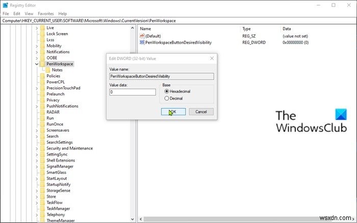 विंडोज 10 में टास्कबार पर विंडोज इंक वर्कस्पेस बटन को कैसे छिपाएं या दिखाएं 