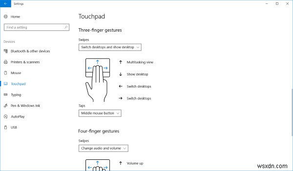 Bật, định cấu hình và sử dụng cài đặt Bàn di chuột chính xác trong Windows 11/10 