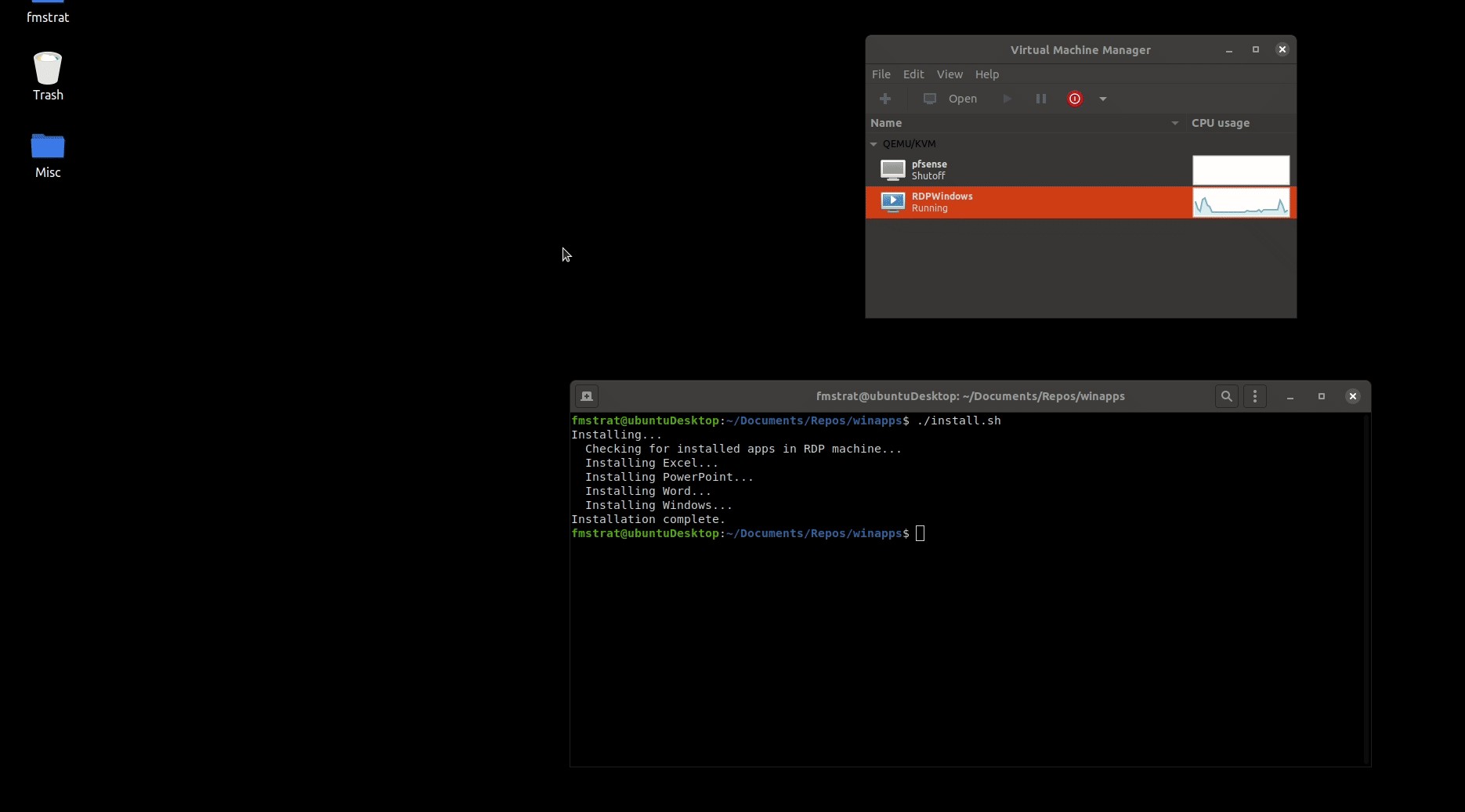 วิธีการติดตั้ง Office บน Linux โดยใช้ WinApps 