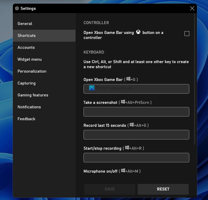 Không thể ghi lại ngay bây giờ hoặc không có gì để ghi lại lỗi Game Bar trong Windows 11/10 