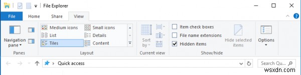Nền đen đằng sau các biểu tượng Thư mục trong Windows 11/10 