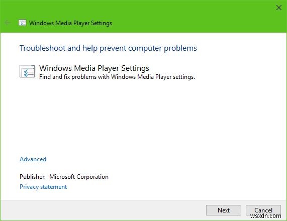 Windows Media Player ไม่เล่น Music Playlist 